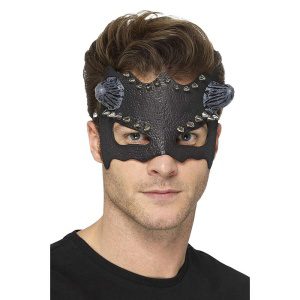 Devil Nieten øjenmaske | Devil Studded Eyemask - carnivalstore.de