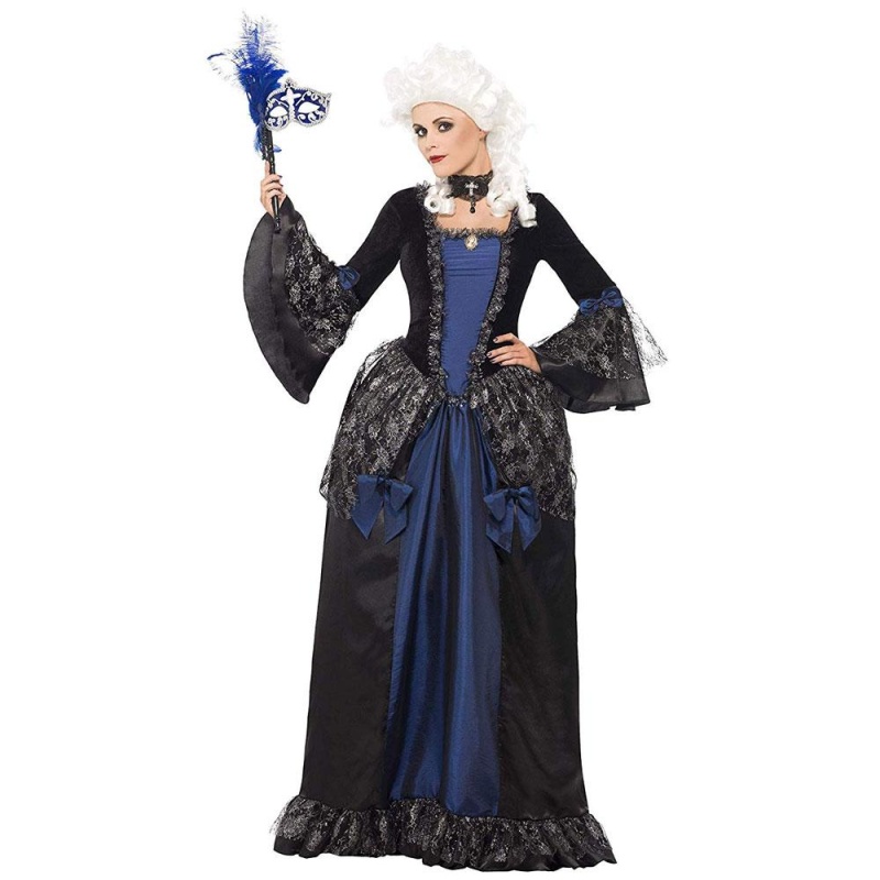 Damen Barocke Schönheit Maskerade Kostüm | Costume da ballo in maschera di bellezza barocca - carnivalstore.de