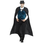 Herren Deluxe Jack der Lustmörder Kostüm | Deluxe Victorian Jack The Ripper Costume Black - carnivalstore.de