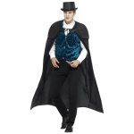 Herren Deluxe Jack der Lustmörder Kostüm | Deluxe Victoriaans Jack The Ripper Kostuum Zwart - carnavalstore.de