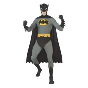 2nd Skin Batman Kostüm | Batman 2nd Skin Black Jumpsuit Kostym Vuxen - carnivalstore.de