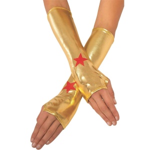 Handschuhe DC Wonder Woman für Erwachsene | Wonder Woman Gauntlets - carnivalstore.de
