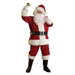 Rubi Plüsch Weihnachtsmann-Anzug | Rubi Plüsch-Weihnachtsmann-Anzug - carnivalstore.de