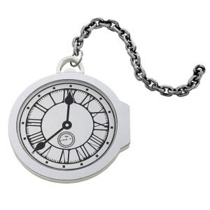 Überggroße Taschenuhr | Montre de poche surdimensionnée Eva blanche - carnivalstore.de