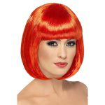 Damen Kinnlanger Bob Perücke mit Pony | Ladies Kinnlanger Bob Wig with Bangs - carnivalstore.de