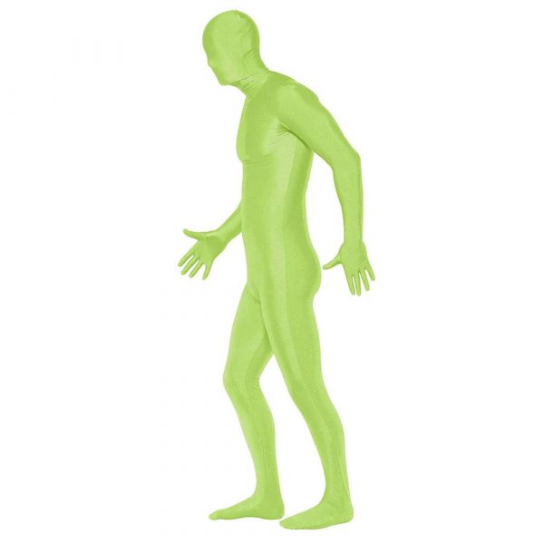 Herren Second Skin Kostüm in Grün | Second Skin Suit Green With Bumbag Conceale - carnivalstore.de
