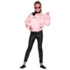 Pink Lady Jacke mit Logo | Grease Pink Ladies Jacket Pink With Logo - carnivalstore.de