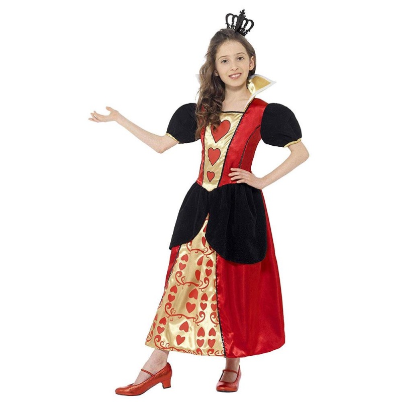 Kinder Herzkönigin Kostüm | Costum Miss Hearts - carnivalstore.de