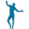 Herren Second Skin Kostüm in Blau | Second Skin Suit Blue With Bumbag Concealed - carnivalstore.de