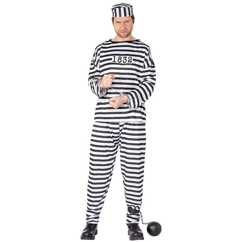 Herren Sträfling Kostüm | Disfraz de convicto - carnivalstore.de