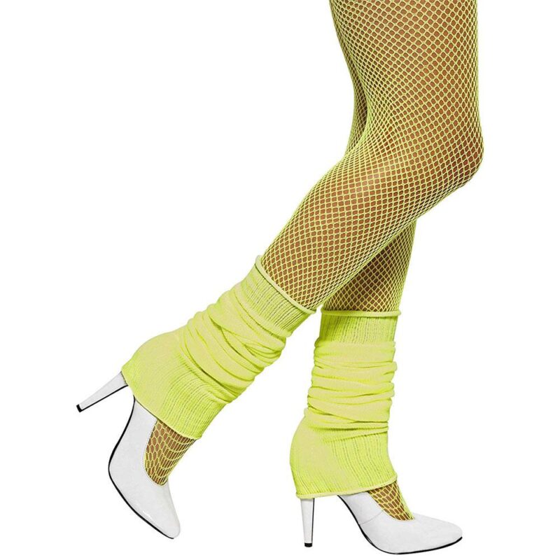 Damen Beinstulpen Neon Gelb | Jambières Jaune Néon - carnivalstore.de