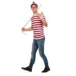 Wo ist Walter Kit mit T-Shirt, Hut und Gläser | Unisex uradni komplet dodatkov Where's Wally - carnivalstore.de