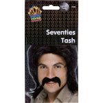 70er Jahre Schnurrbart | Seventies Tash Nero autoadesivo - Carnivalstore.de