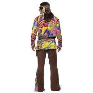 Herren Hippie Kostüm | Psychedelic Hippie Man Costume - carnivalstore.de
