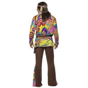 Herren Hippie Kostüm | Psychedelisches Hippie Mann Kostüm - carnivalstore.de