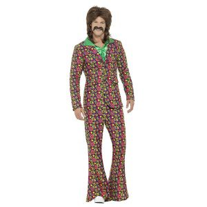 60er Jahre Psychedelic CND Suit | 60S Psychedelic Cnd Suit Multi Faarweg - carnivalstore.de