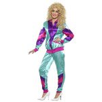 Damen 80er Jahre Fashion Shell Kostüm | 80S Height Of Fashion Shell Suit Costume - carnivalstore.de