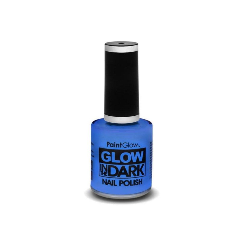 PaintGlow Glow in the Dark Nagellak Blauw | PaintGlow Glow in the Dark Nagellak Blauw - carnavalstore.de