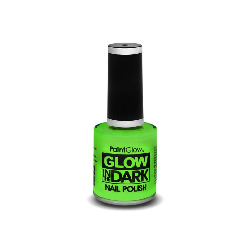 PaintGlow Neon Glow in the Dark Nagellack grün | PaintGlow Neon Glow tamsiai žalios spalvos nagų lakas - carnivalstore.de