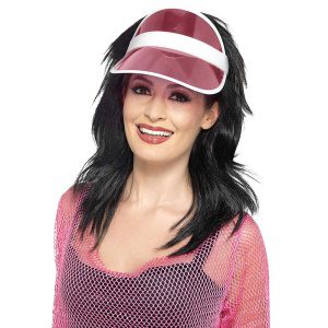 80S Sun Visor Pink - carnivalstore.de