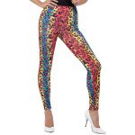 Damen Neon Leoparden Print Leggings | Neon Leopard Print Leggings Multi Faarweg - carnivalstore.de