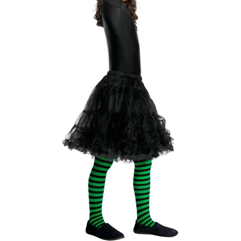 Kinder Mädchen Hexen Strumpfhose | Wicked Witch Panty Kind - carnavalstore.de