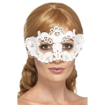 Stickte Spitze filigran Eyemask | Embroidered Lace Filigree Floral Eyemask - carnivalstore.de