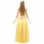 Damen Goldene Prinzessin Kostüm | Golden Princess Costume Gold With Long Dress - carnivalstore.de