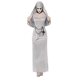 Gothic Nonne Kostüm mit Dress und Kopfstück | Kostüm Gothic-Nonne - carnivalstore.de