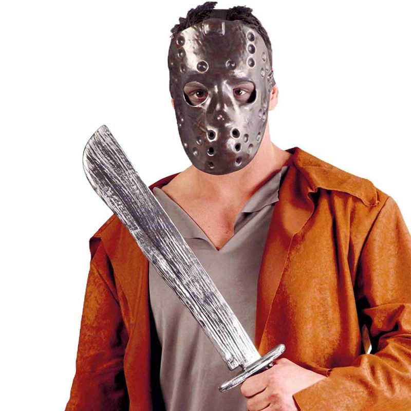 Maske mit Machete, 22 Zoll| Maske mit Machete - carnivalstore.de