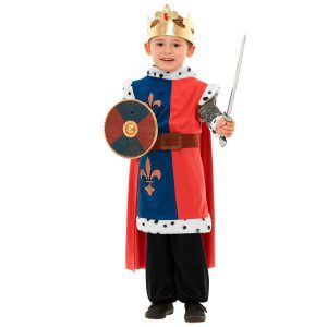 Set d'armes Ritter Waffen Schwert Schild Mittelalter König | Ensemble d'armes bleu rouge avec bouclier d'épée - carnivalstore.de