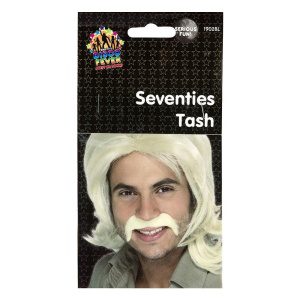 70er Jahre Schnurrbart | Seventies Tash Blonde Zelfklevend - carnavalstore.de