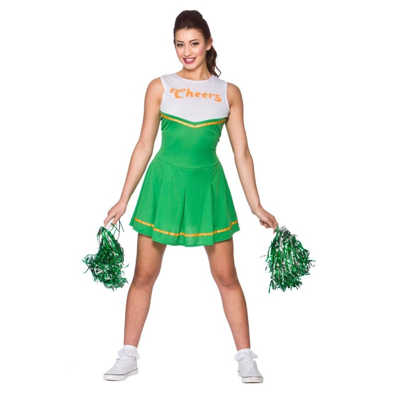 High School Cheerleader Green — Carnival Store GmbH