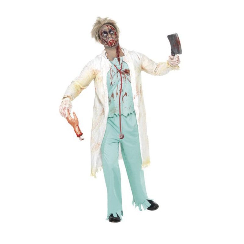 Herren Zombie-Doctor Kostüm | Disfraz de médico zombi - carnivalstore.de