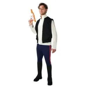 Rubies Star Wars Han Solo Deluxe Kostüm til Herren | Officielt Adult Deluxe Han Solo Fancy Dress-kostume - carnivalstore.de