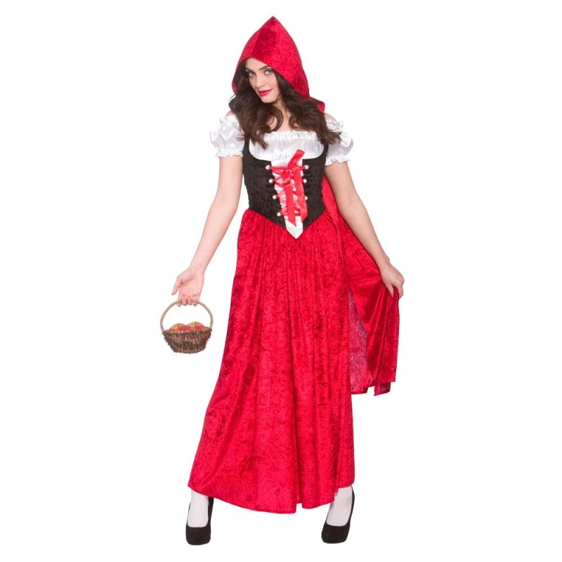 Deluxe Velvet Red Riding Hood - Carnival Store GmbH