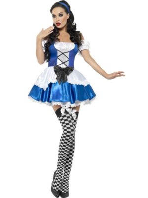Alice Costume Blue With Dress Attached