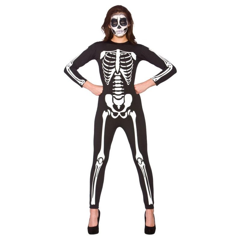 Pieaugušo unisex skeletona kombinezons — carnivalstore.de