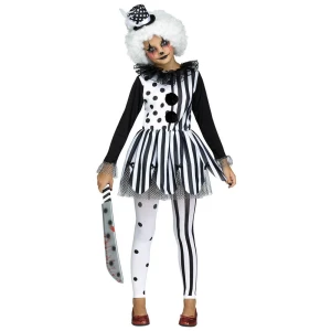 Killer Clown Girls Kostüm | Tapja klouni lapse kostüüm – carnivalstore.de
