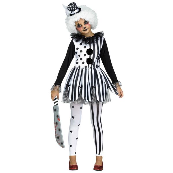 Killer Clown Girls Kostüm | Killer Clown Child Costume - carnivalstore.de