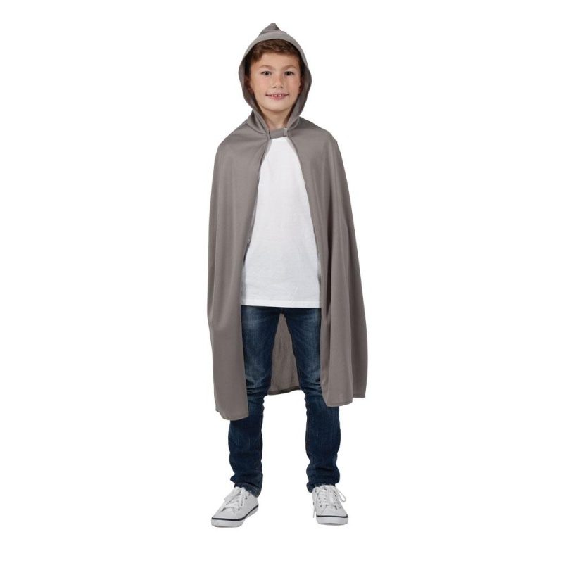 Kids Hooded Cape - GRAY - carnivalstore.de