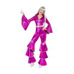 1970er Jahre Tanzender Traumkostüm | 1970-luvun Dancing Dream Costume Pink - carnivalstore.de