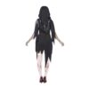 Zombie Nun Costume, Black, Dress With Latex Wound, Rope Belt and Headpiece - carnivalstore.de