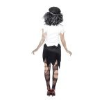 Zombie Policewoman Costume, With Skirt, Shirt With Tie and Hat - carnivalstore.de