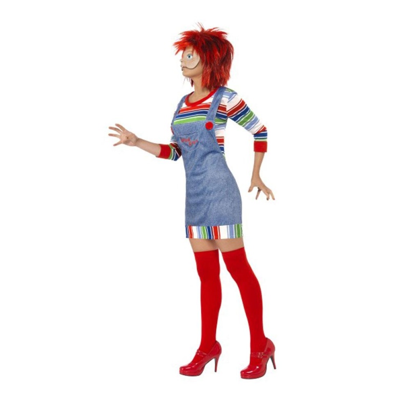 Smiffys Chucky-Kostüm | Chucky Kostüm - Dammen - carnivalstore.de