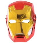 Iron Man Metallic Maske - carnivalstore.de