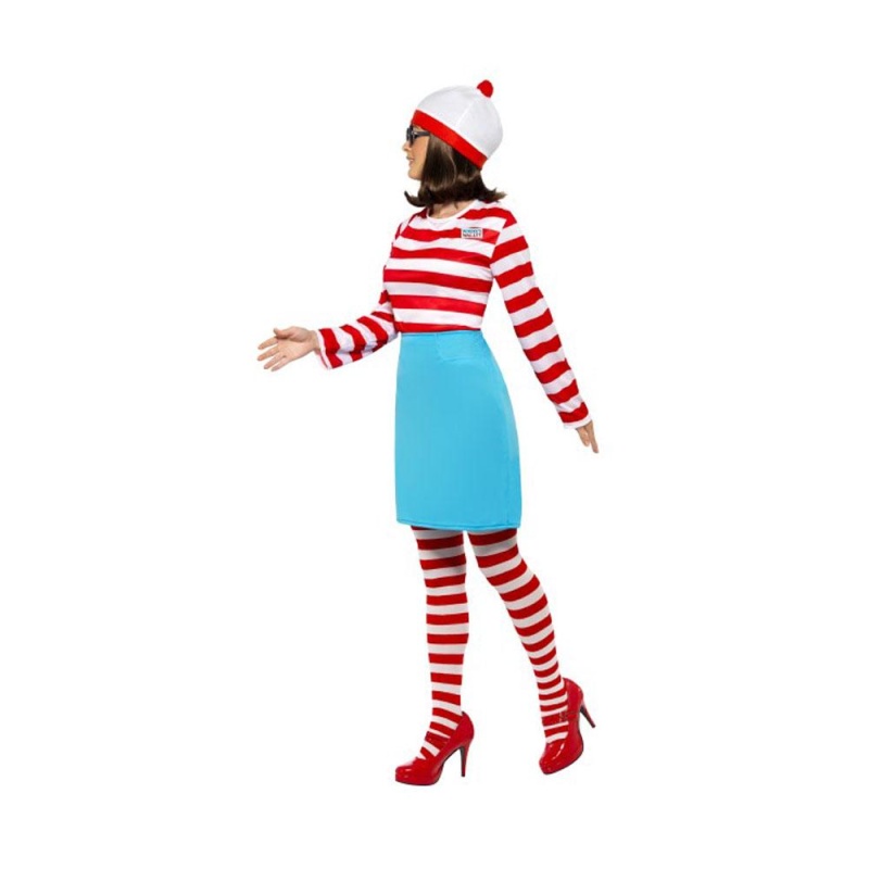 Damen Wo ist Wenda-Kostüm | Where's Wally Wenda Costume - carnivalstore.de