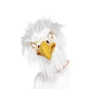 Mască de vultur,Păr lung,Full Overhead - carnivalstore.de