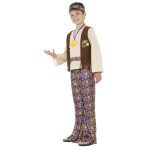 Hippie-Kostüm für Kinder | Costume da ragazzo hippie multicolore - carnivalstore.de