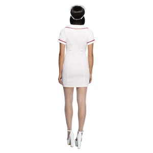 Damen Schwester Kostüm | No Nonsense Nurse Costume With Dress - carnivalstore.de